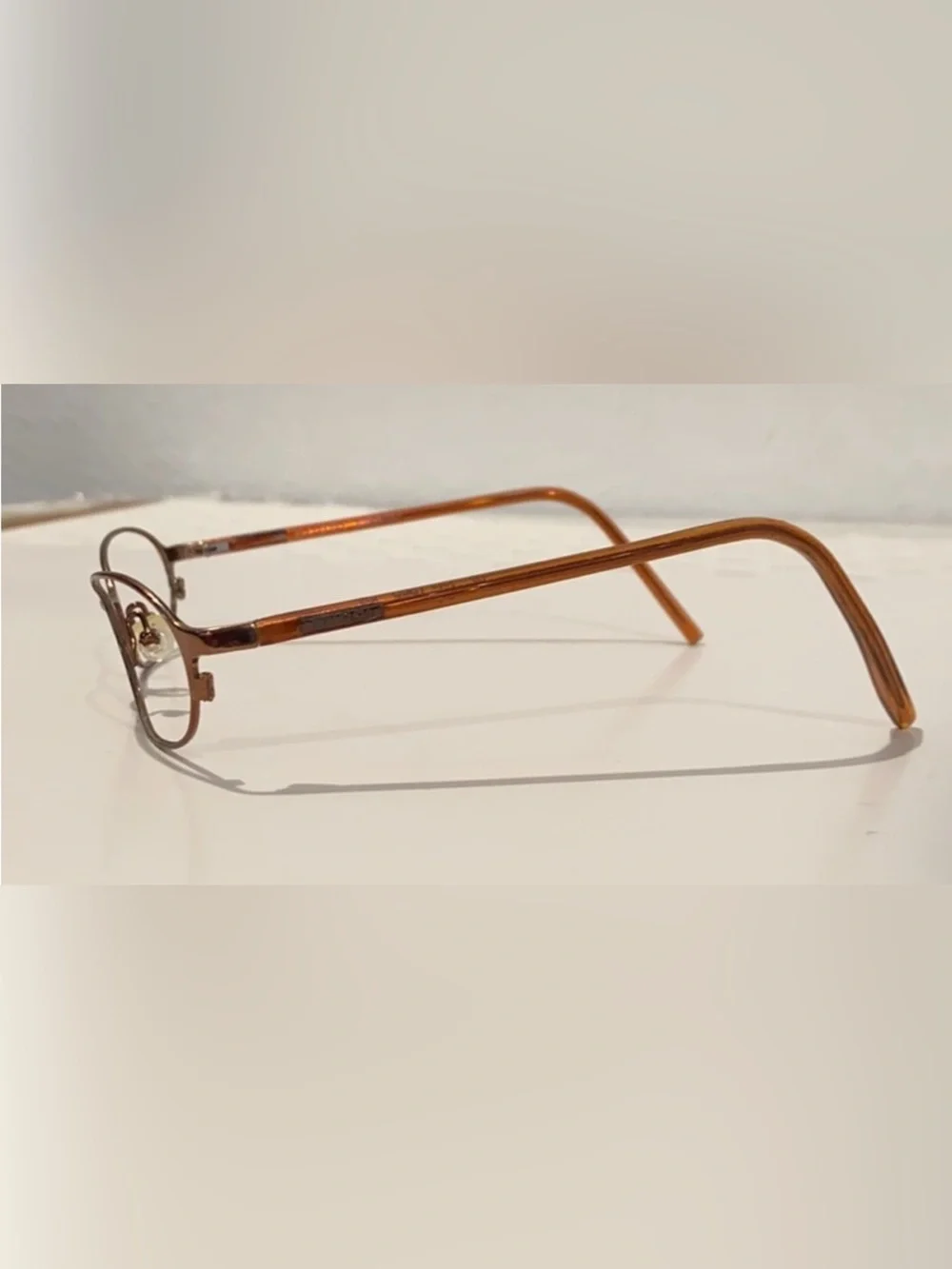 Authentic Gucci prescription eyeglasses frames brown copper color frames